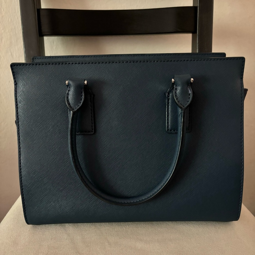 Kate Spade Medium Satchel Cameron Spade Flower Appliqué Purse - Picture 2 of 12